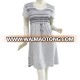 Grey contracted bowknot nightgown women